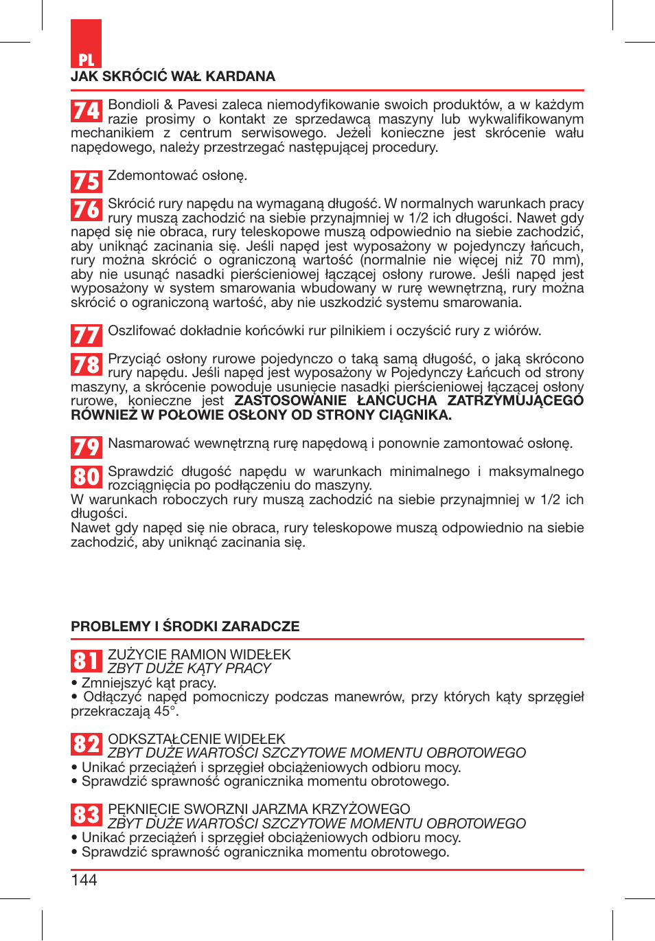 Bondioli&Pavesi 399CEE011_F User Manual | Page 143 / 281