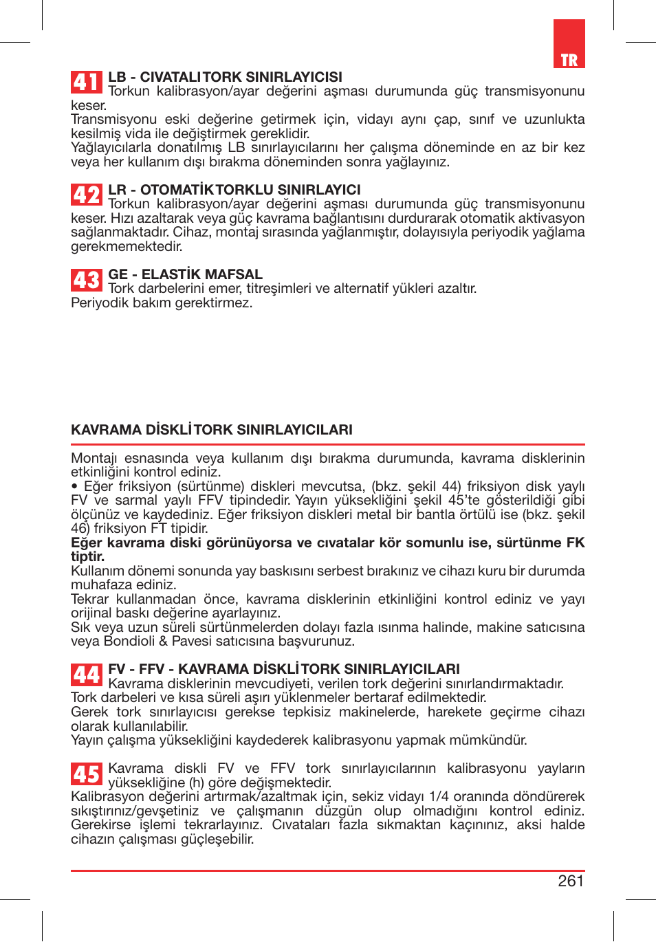 Bondioli&Pavesi 399CEE011_F User Manual | Page 260 / 281