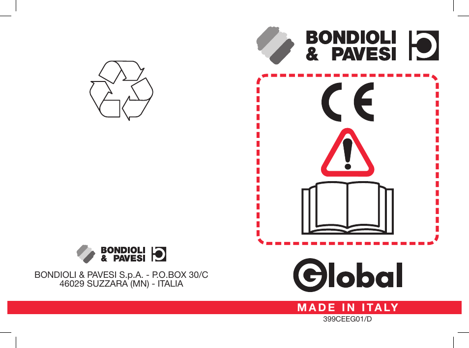 Bondioli&Pavesi 399CEEG01_D User Manual | 283 pages