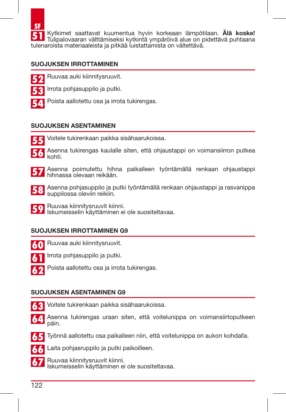 Bondioli&Pavesi 399CEEG01_D User Manual | Page 122 / 283