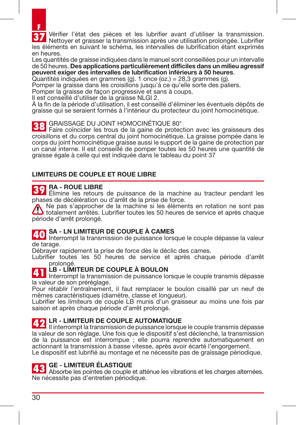 Bondioli&Pavesi 399USAG01_C User Manual | Page 30 / 87