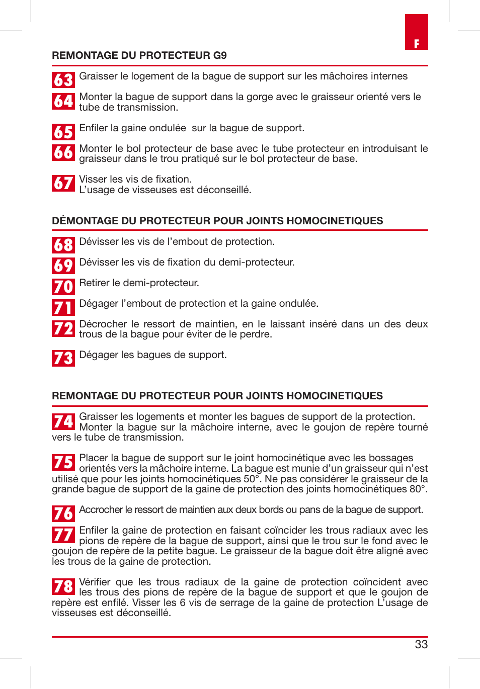 Bondioli&Pavesi 399USAG01_C User Manual | Page 33 / 87