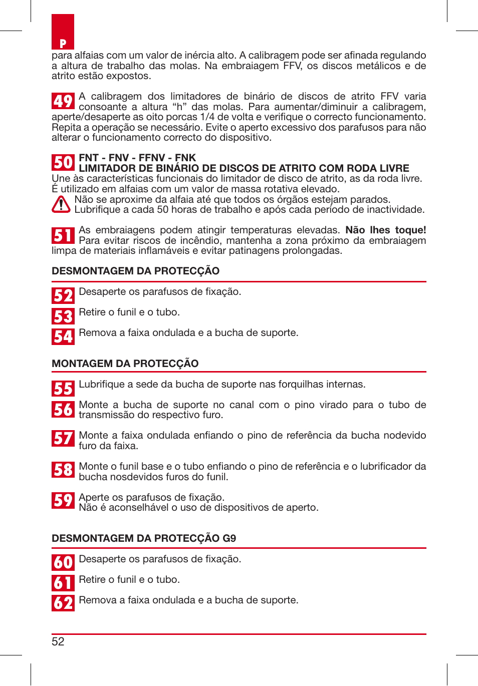 Bondioli&Pavesi 399USAG01_C User Manual | Page 52 / 87