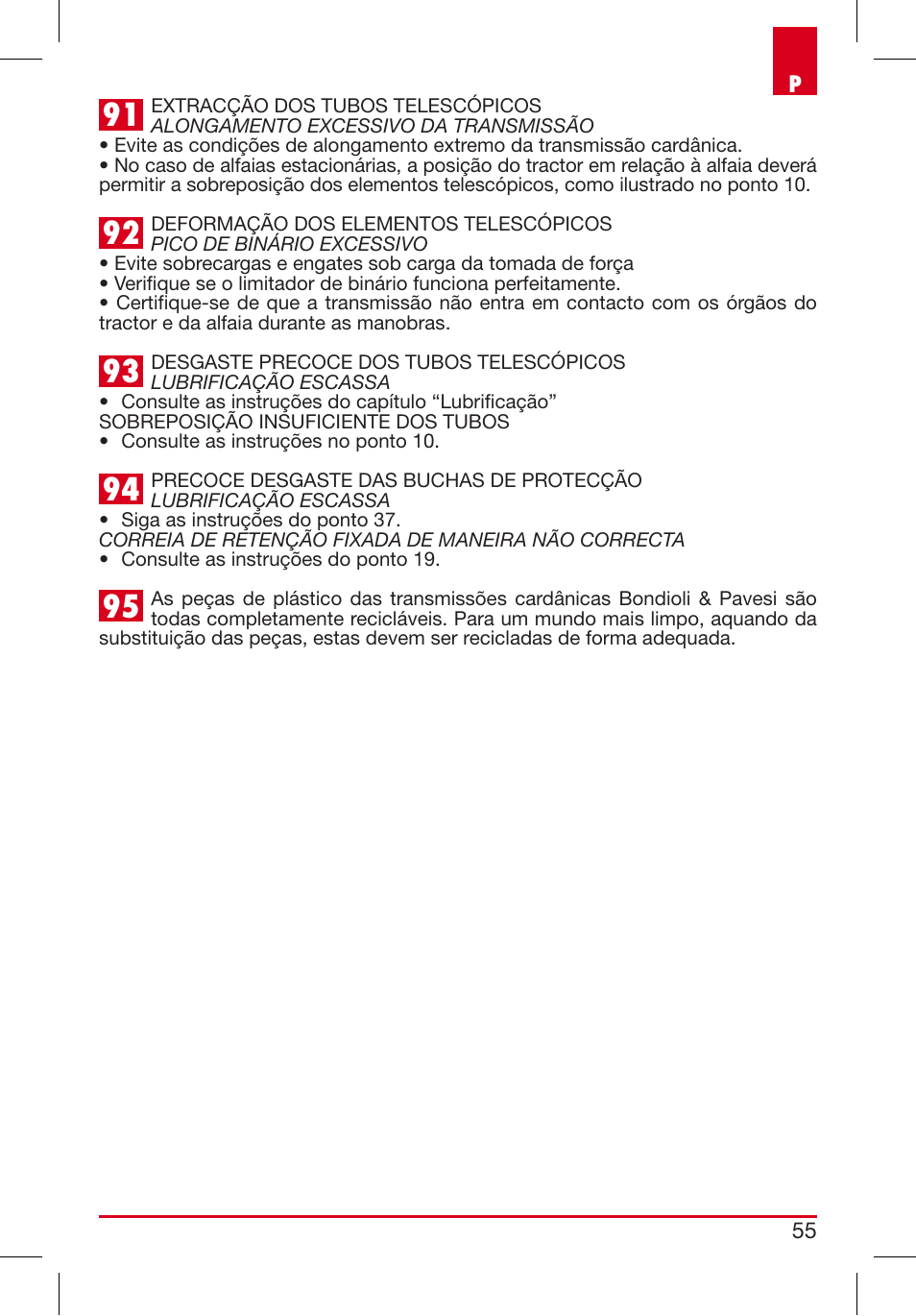 Bondioli&Pavesi 399USAG01_C User Manual | Page 55 / 87