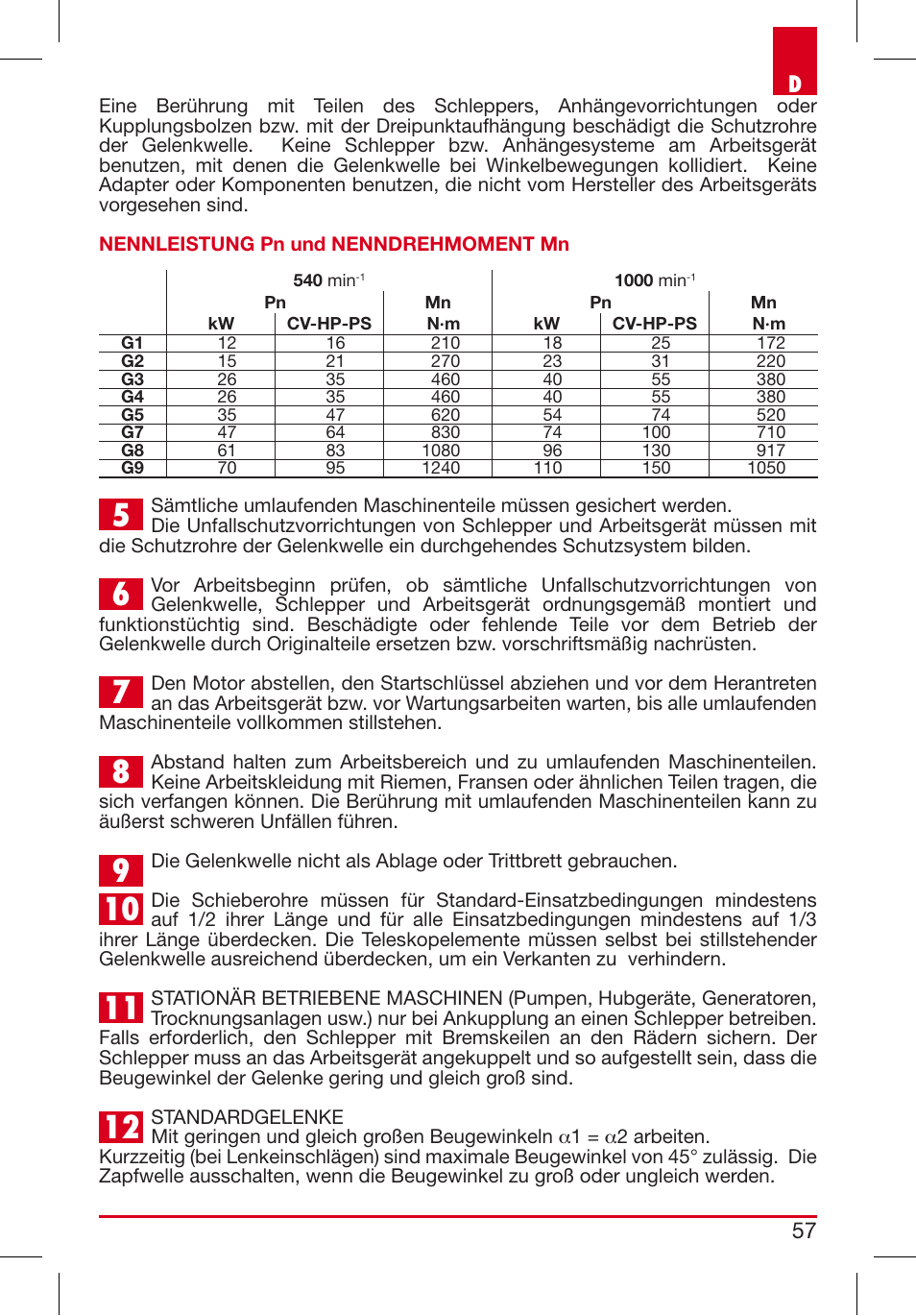 57 d | Bondioli&Pavesi 399USAG01_C User Manual | Page 57 / 87
