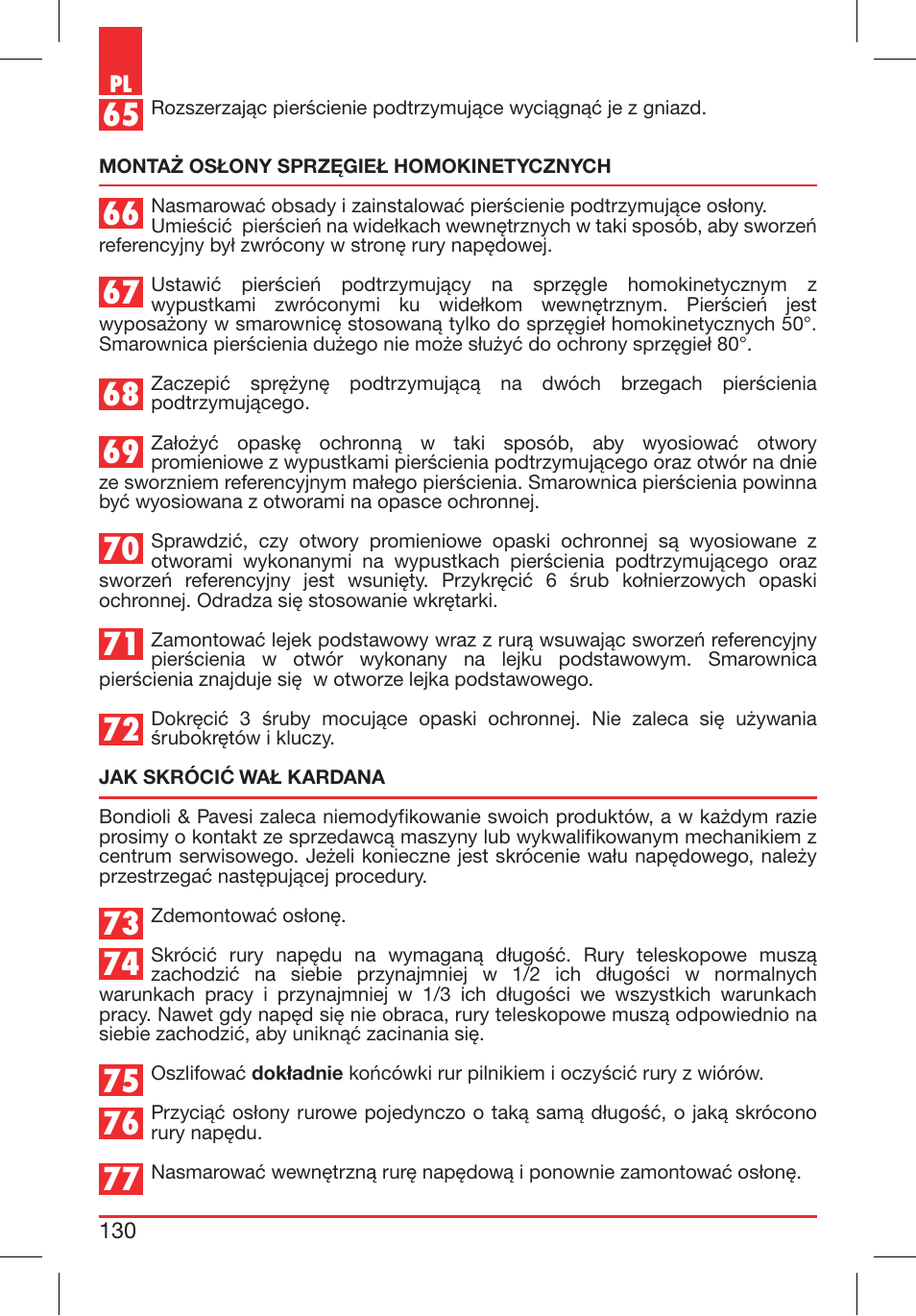 Bondioli&Pavesi 399CEBR15_A User Manual | Page 130 / 255
