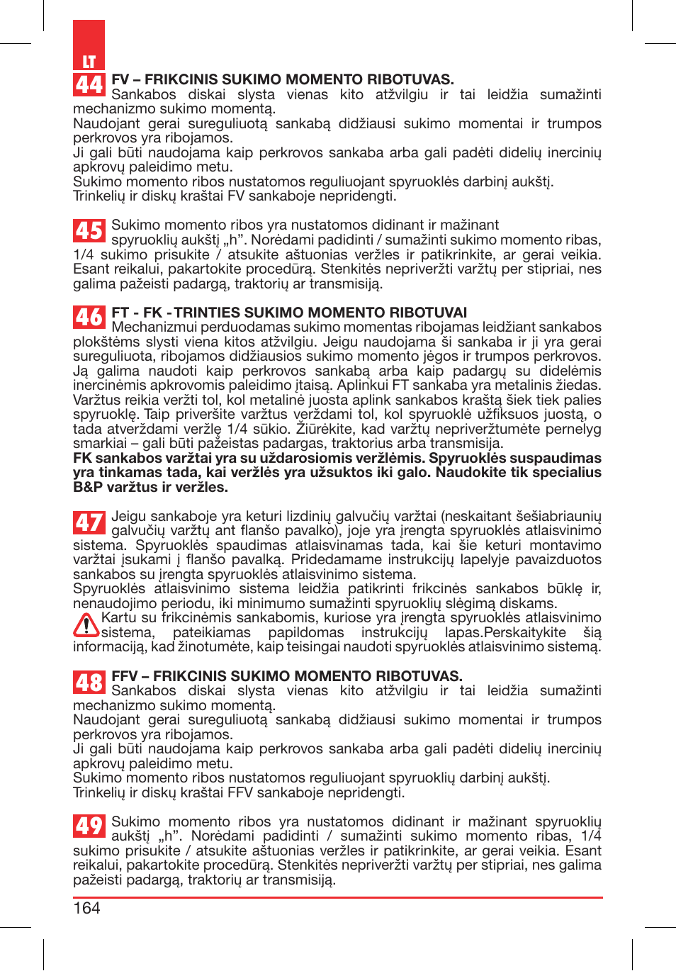 Bondioli&Pavesi 399CEBR15_A User Manual | Page 164 / 255