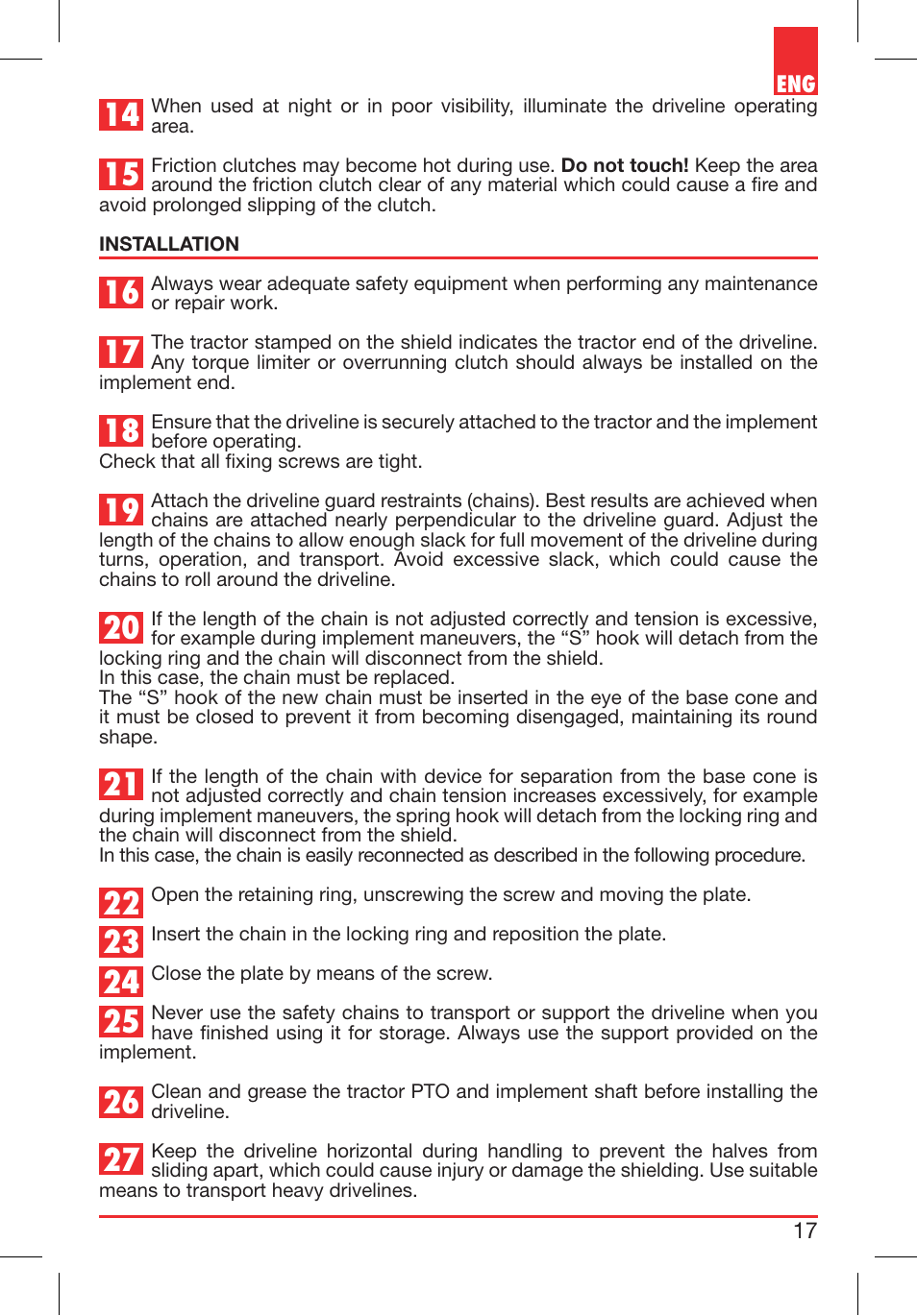 Bondioli&Pavesi 399CEBR15_A User Manual | Page 17 / 255