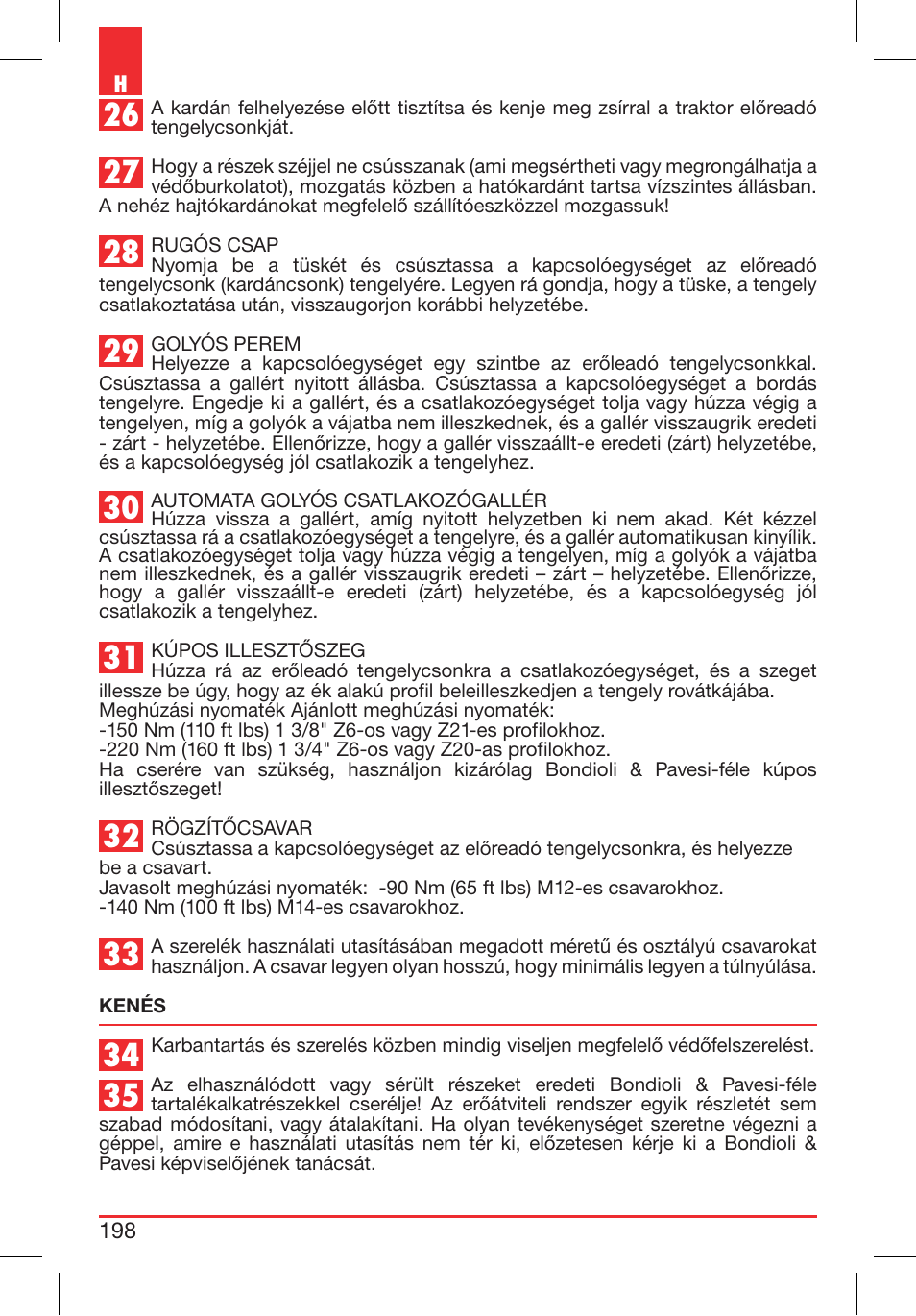 Bondioli&Pavesi 399CEBR15_A User Manual | Page 198 / 255