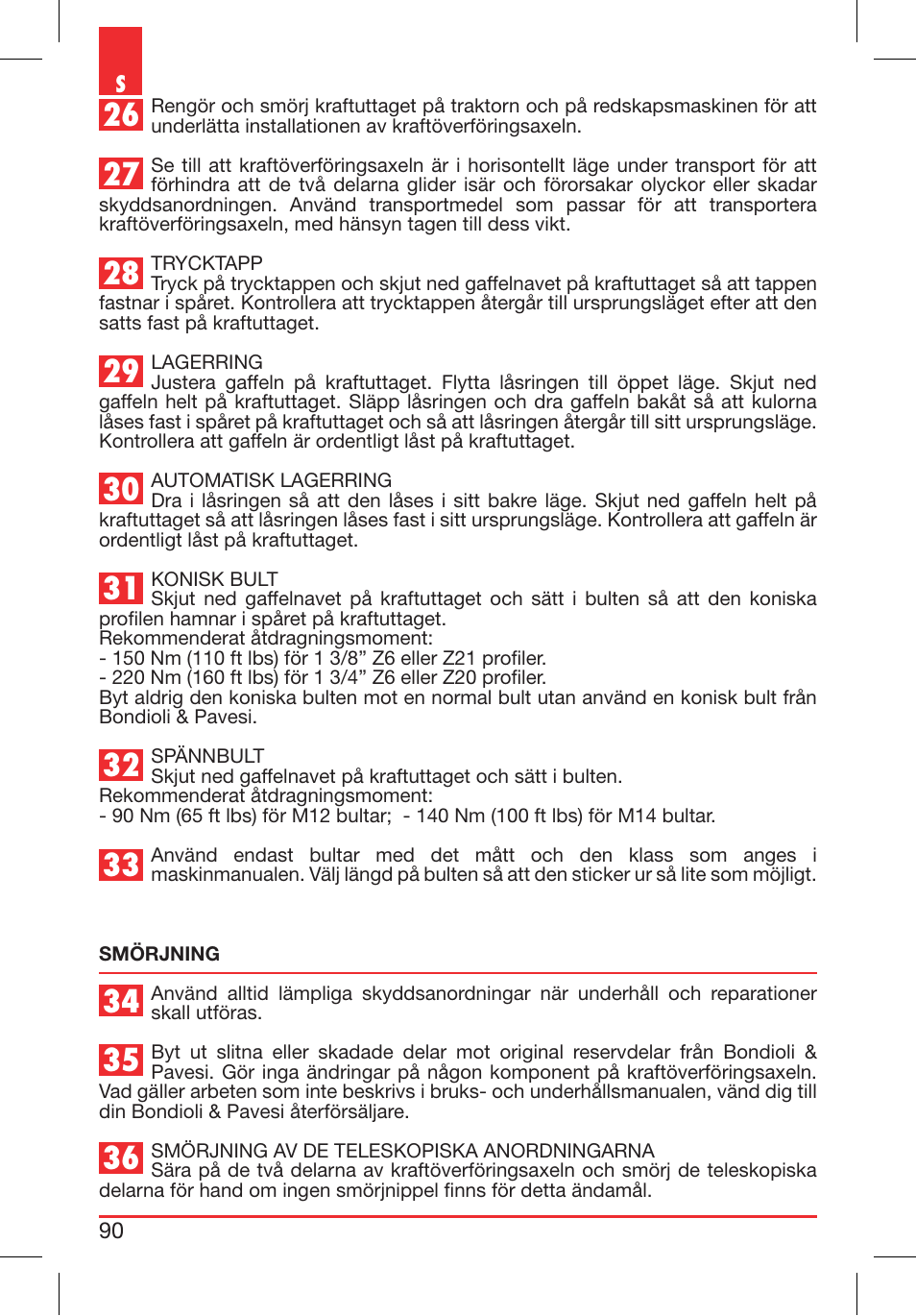 Bondioli&Pavesi 399CEBR15_A User Manual | Page 90 / 255