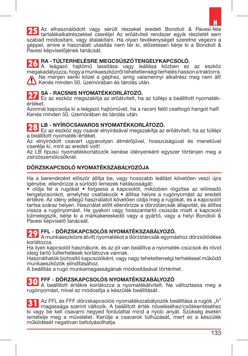 Bondioli&Pavesi 399CECN02_G User Manual | Page 133 / 171
