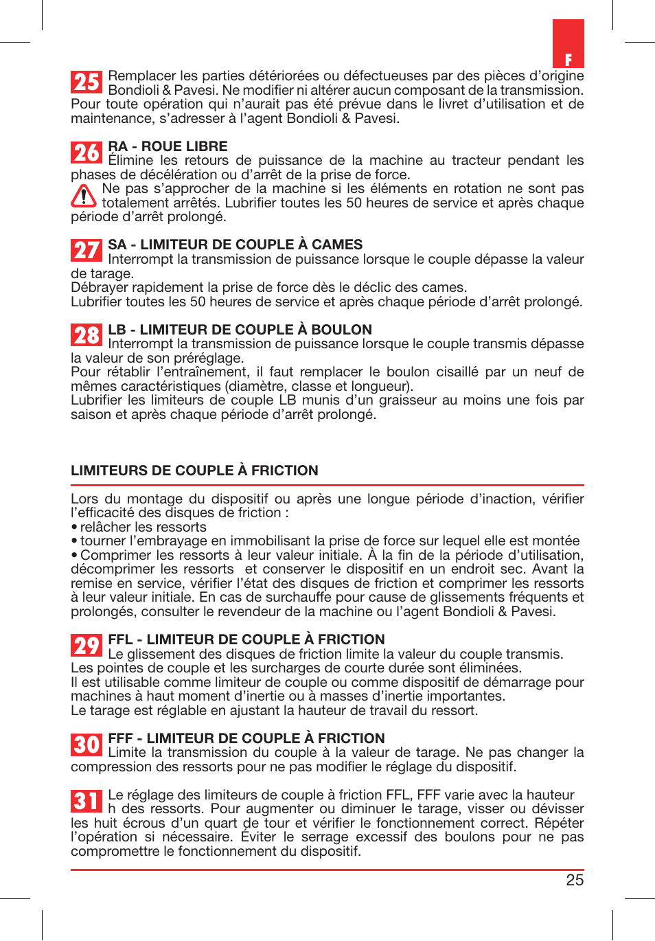 Bondioli&Pavesi 399CECN02_G User Manual | Page 25 / 171