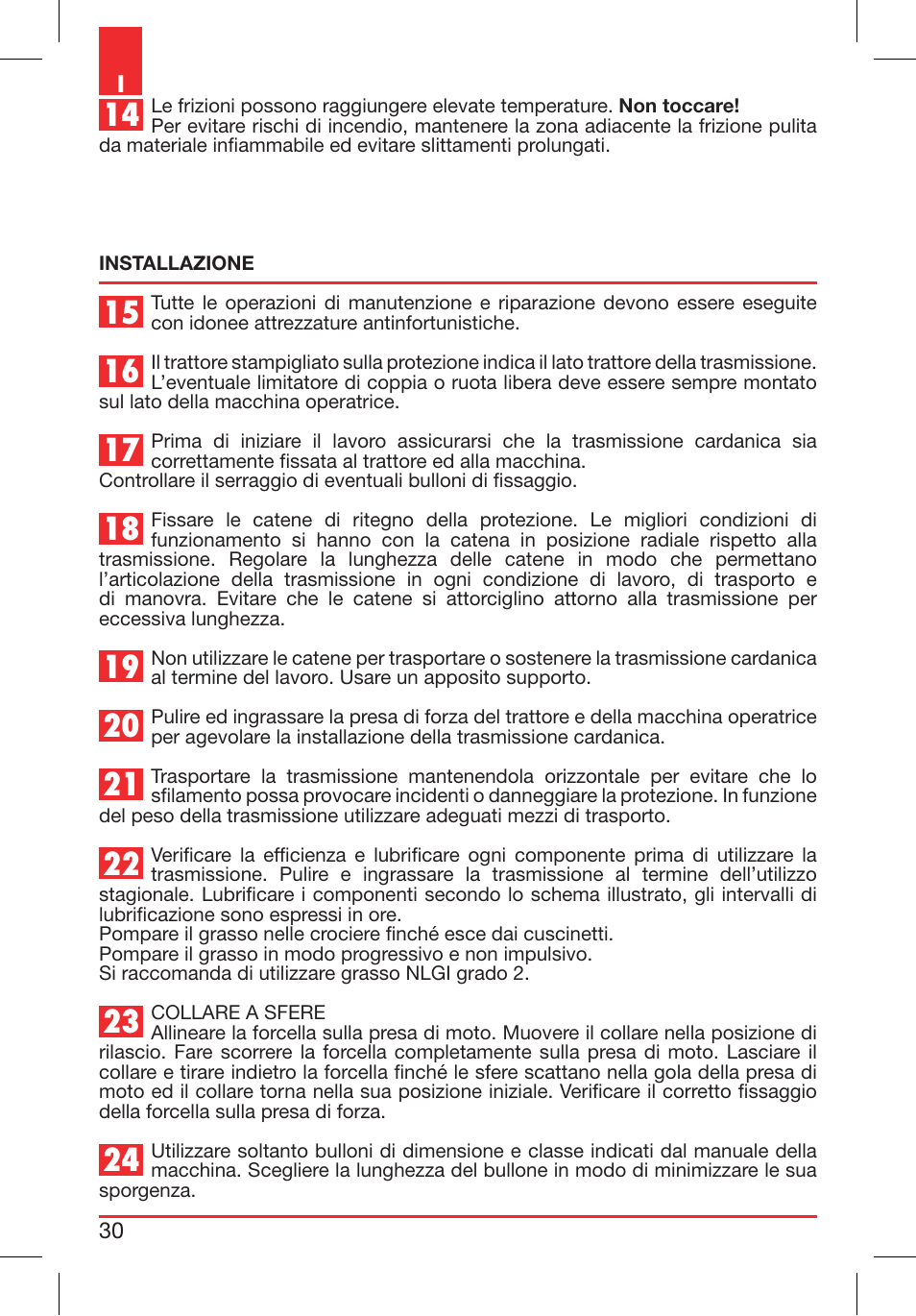 Bondioli&Pavesi 399CECN02_G User Manual | Page 30 / 171