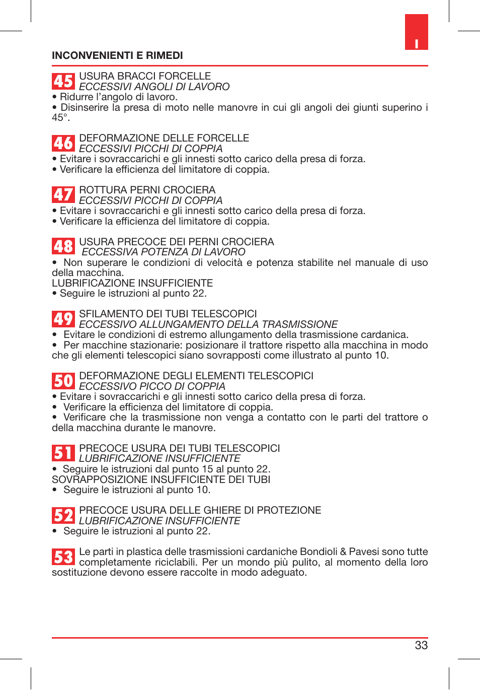 Bondioli&Pavesi 399CECN02_G User Manual | Page 33 / 171