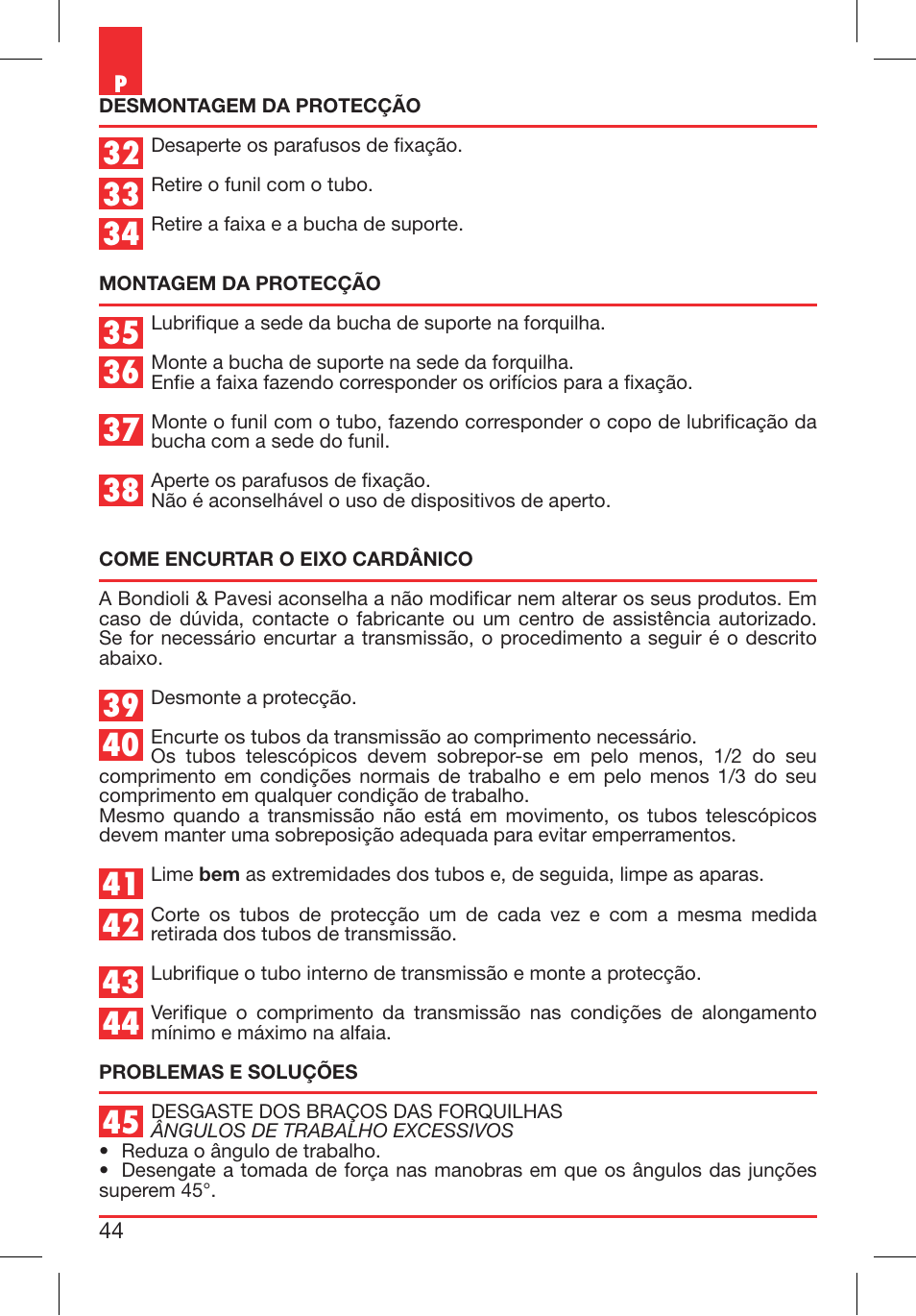 Bondioli&Pavesi 399CECN02_G User Manual | Page 44 / 171