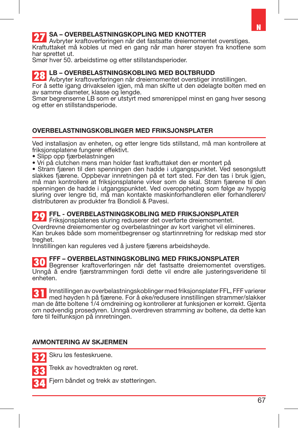 Bondioli&Pavesi 399CECN02_G User Manual | Page 67 / 171