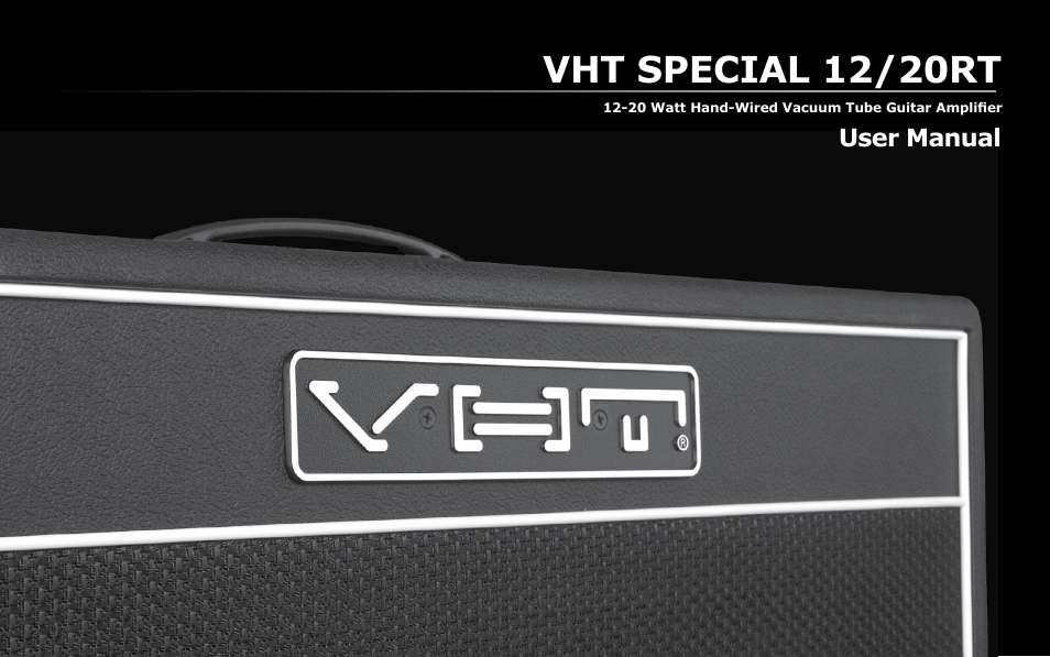 VHT Special 12/20 RT Head User Manual | 11 pages