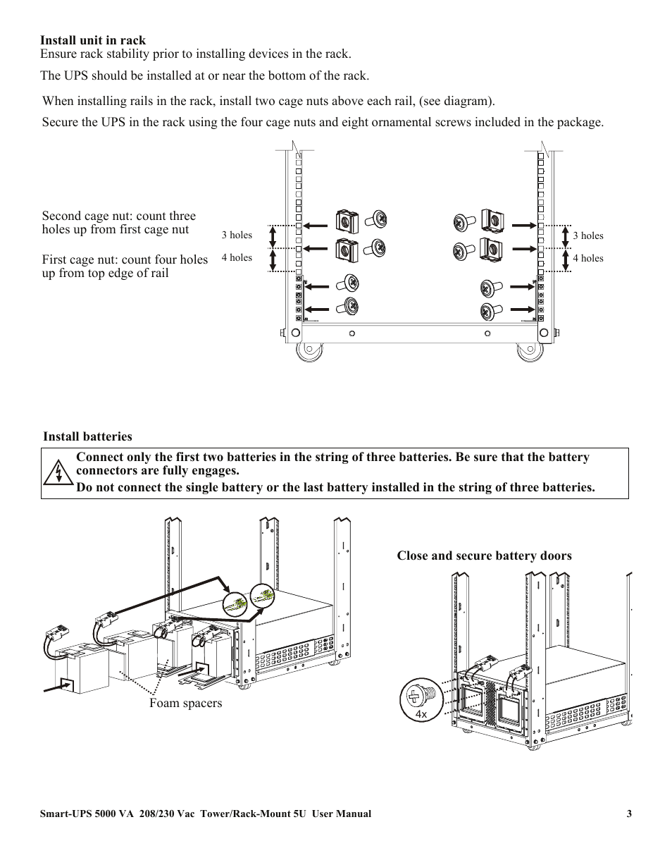 American Power Conversion 5000VA User Manual | Page 7 / 25