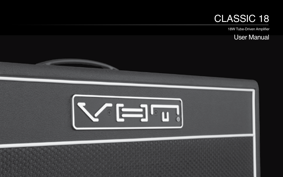 VHT The Classic 18 User Manual | 7 pages