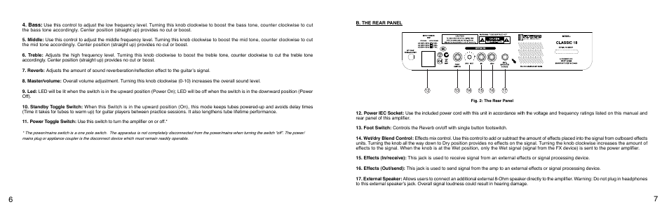 VHT The Classic 18 User Manual | Page 4 / 7