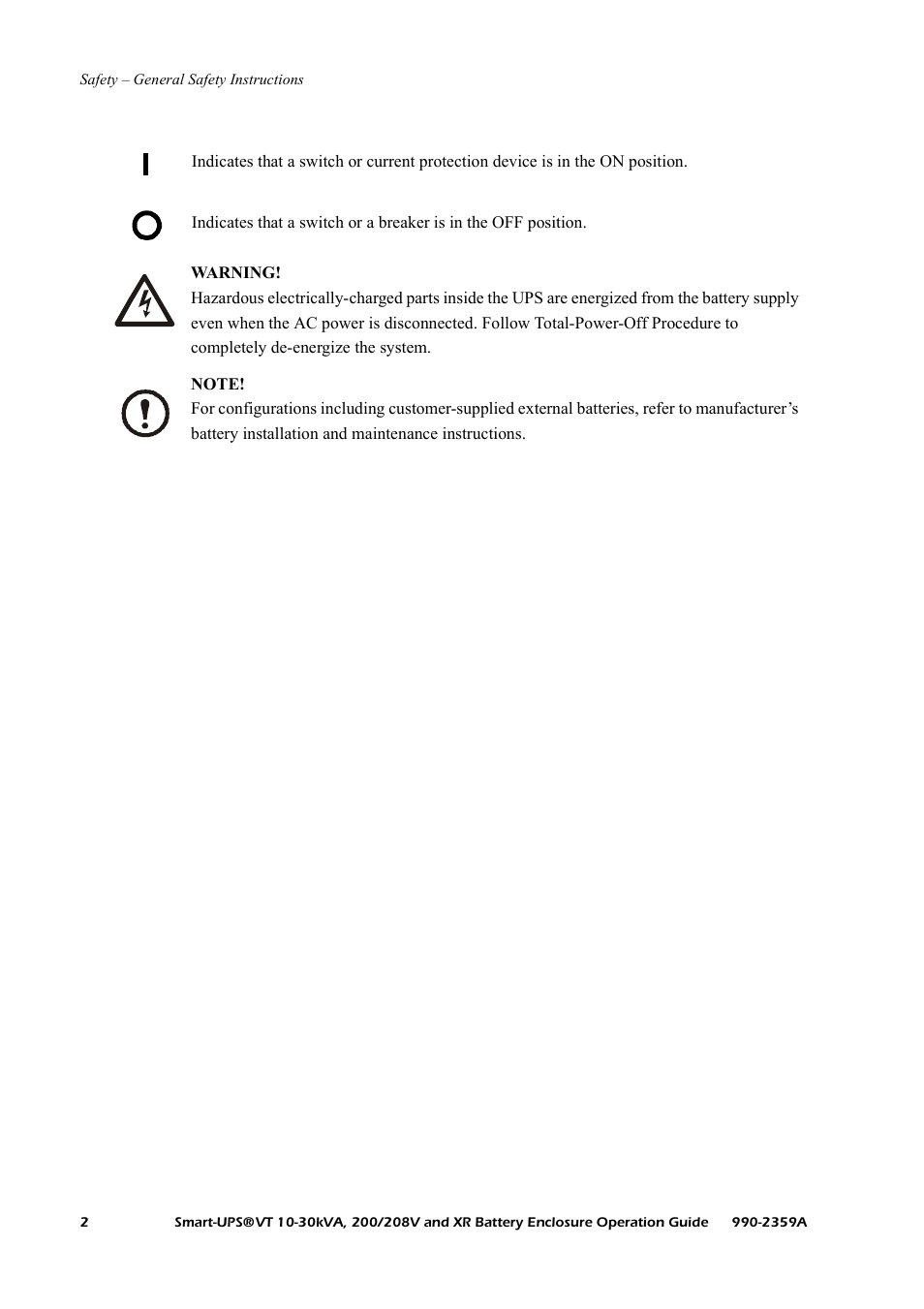 American Power Conversion 200/208 V User Manual | Page 10 / 52