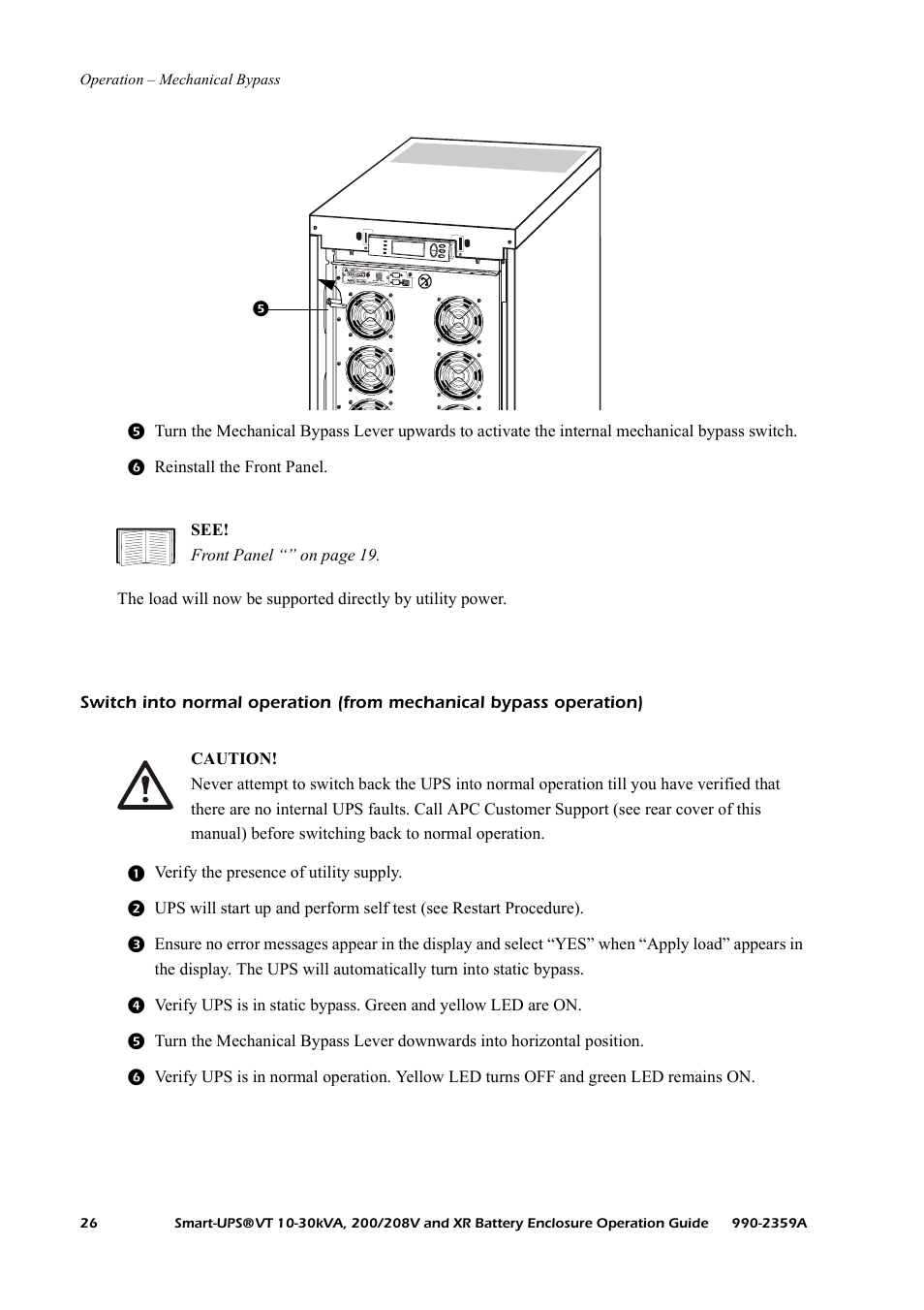 American Power Conversion 200/208 V User Manual | Page 34 / 52