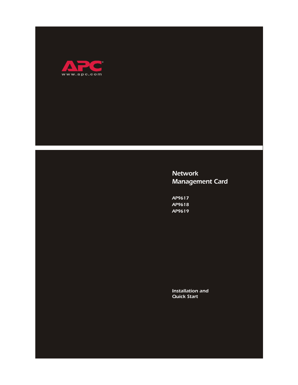 American Power Conversion AP9619 User Manual | 26 pages