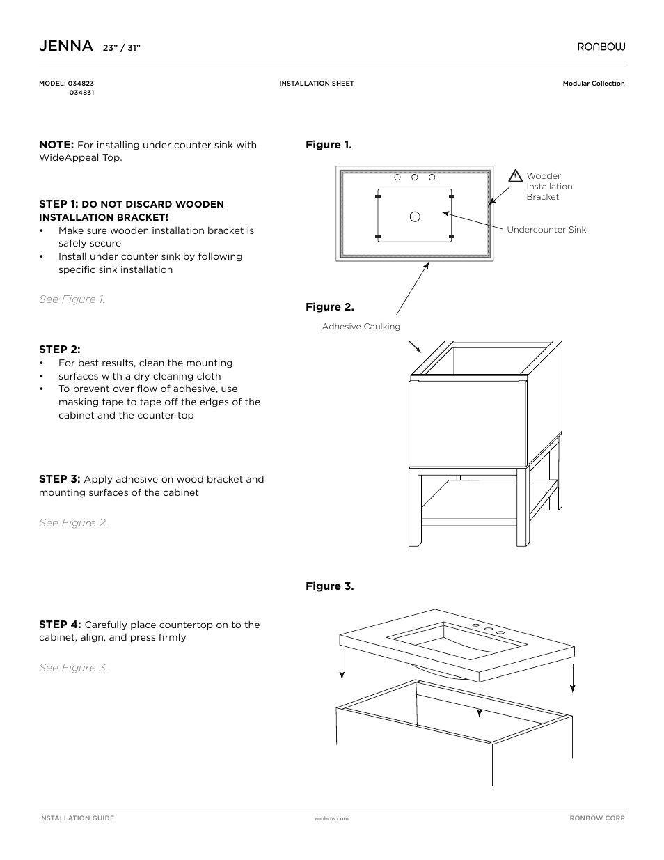 Jenna | Ronbow Jenna User Manual | Page 2 / 2