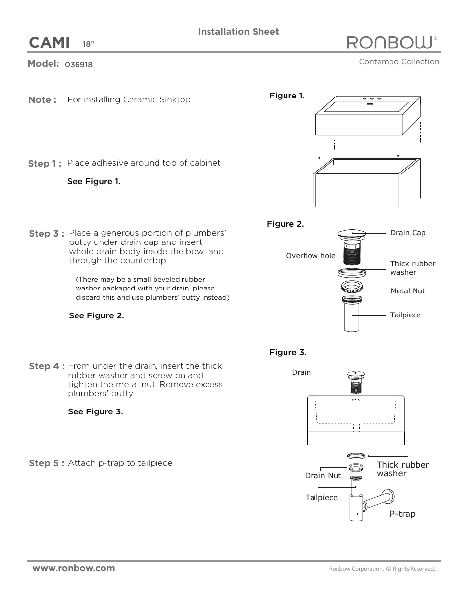 Cami | Ronbow Cami User Manual | Page 2 / 2