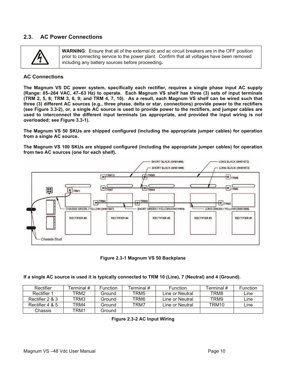 American Power Conversion VS 50 User Manual | Page 10 / 54