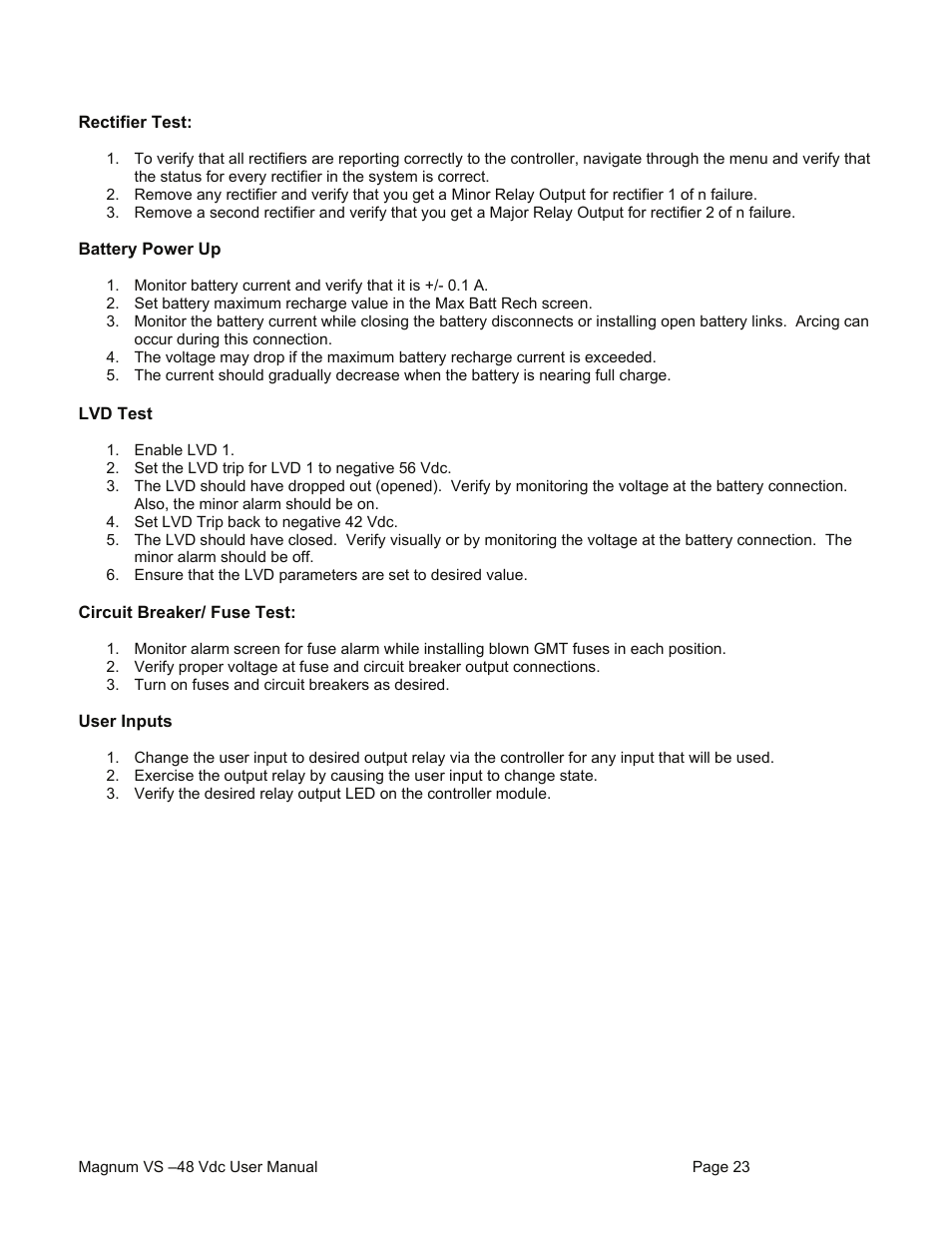 American Power Conversion VS 50 User Manual | Page 23 / 54