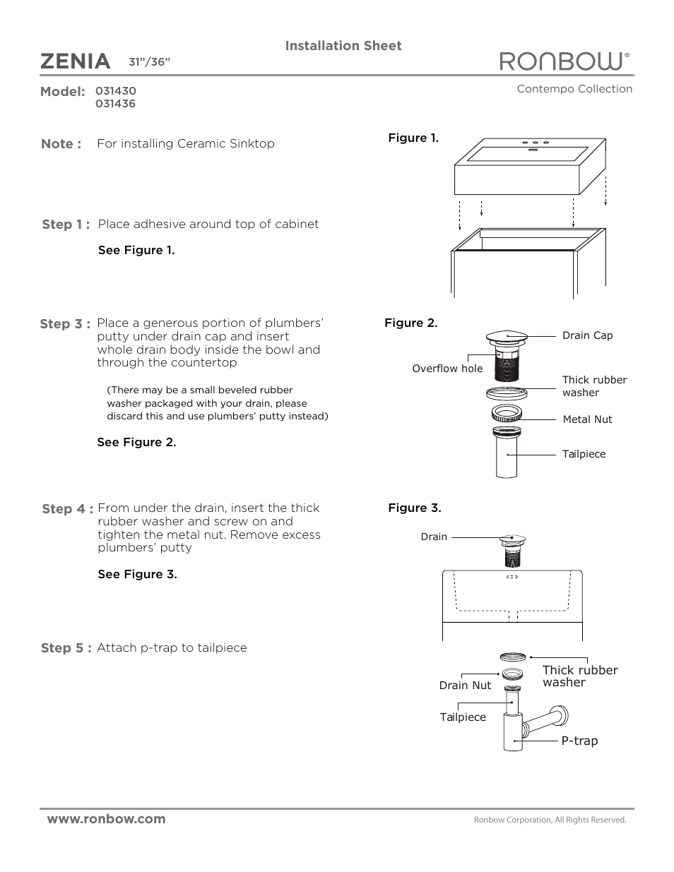 Zenia | Ronbow Zenia User Manual | Page 2 / 2