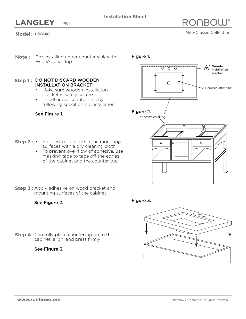 Langley | Ronbow Langley User Manual | Page 2 / 2