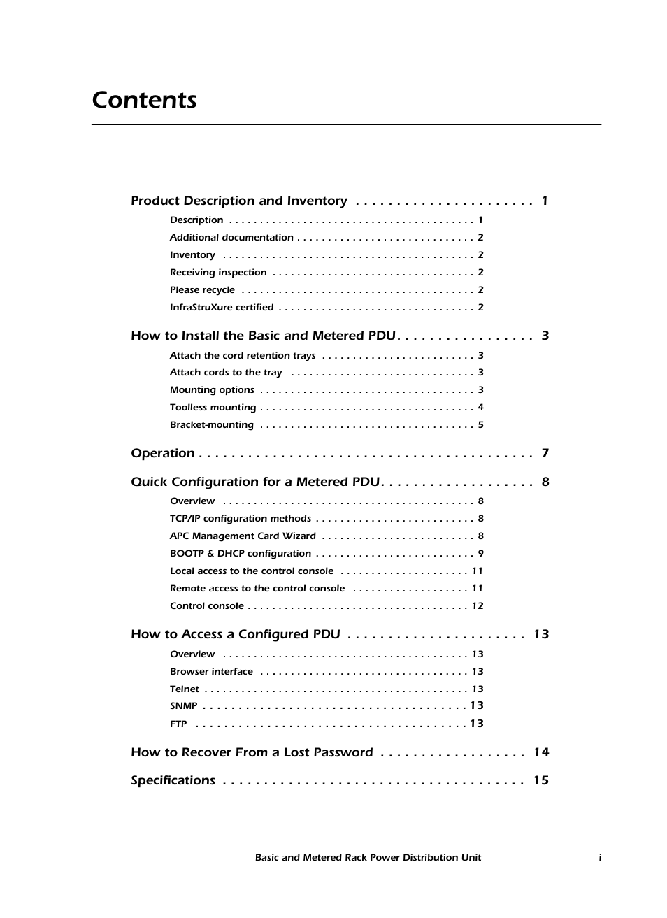 American Power Conversion AP7862J User Manual | Page 3 / 24