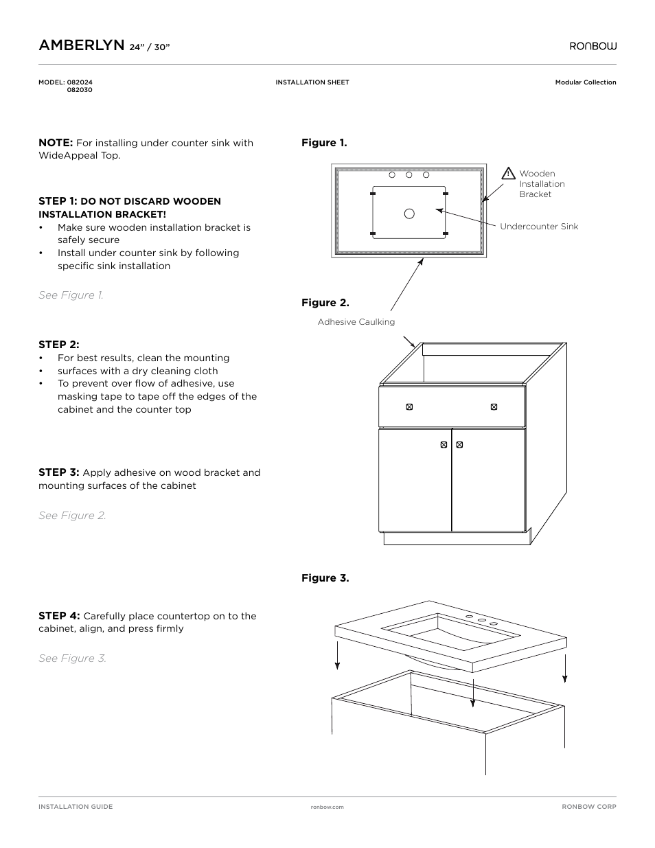 Amberlyn | Ronbow Amberlyn User Manual | Page 2 / 2