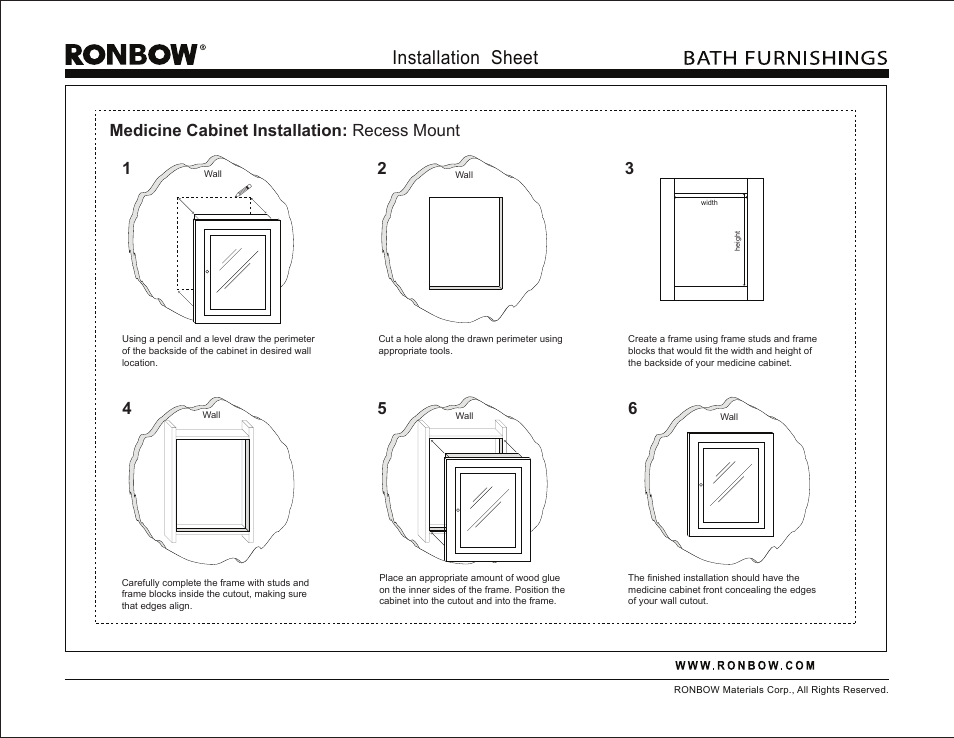 Ronbow 616025 User Manual | 2 pages