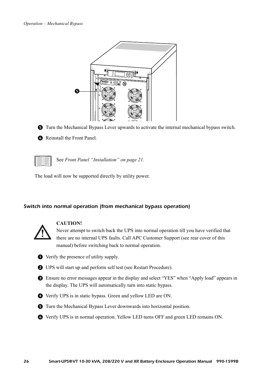 American Power Conversion XR User Manual | Page 34 / 56