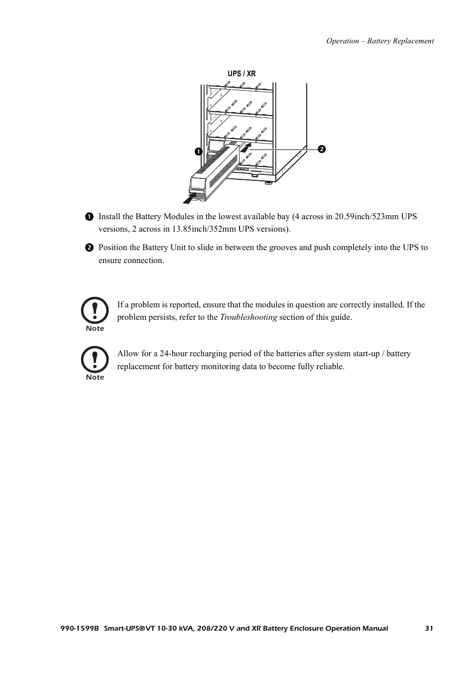 American Power Conversion XR User Manual | Page 39 / 56