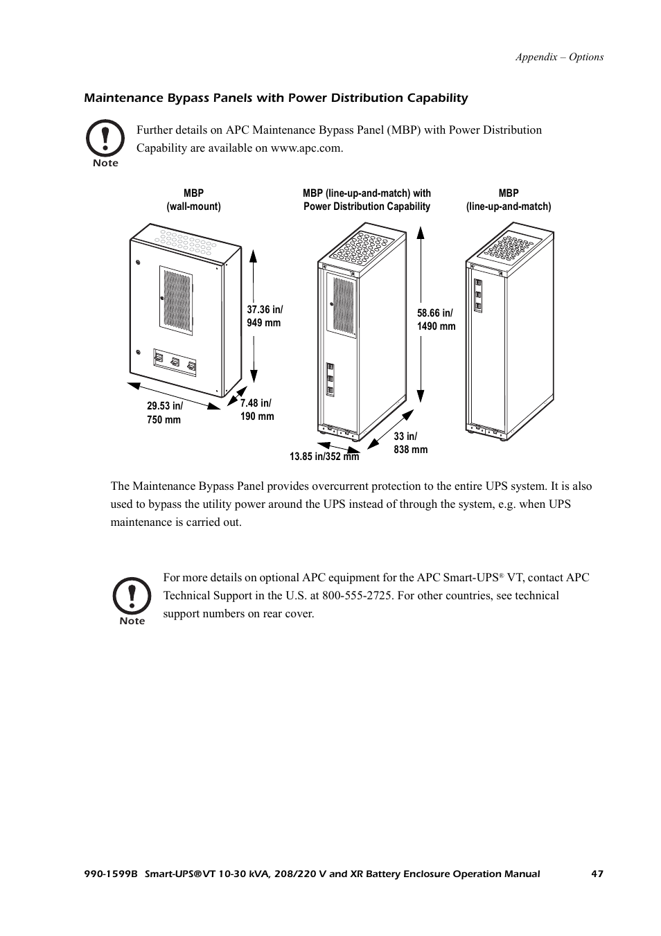 American Power Conversion XR User Manual | Page 55 / 56