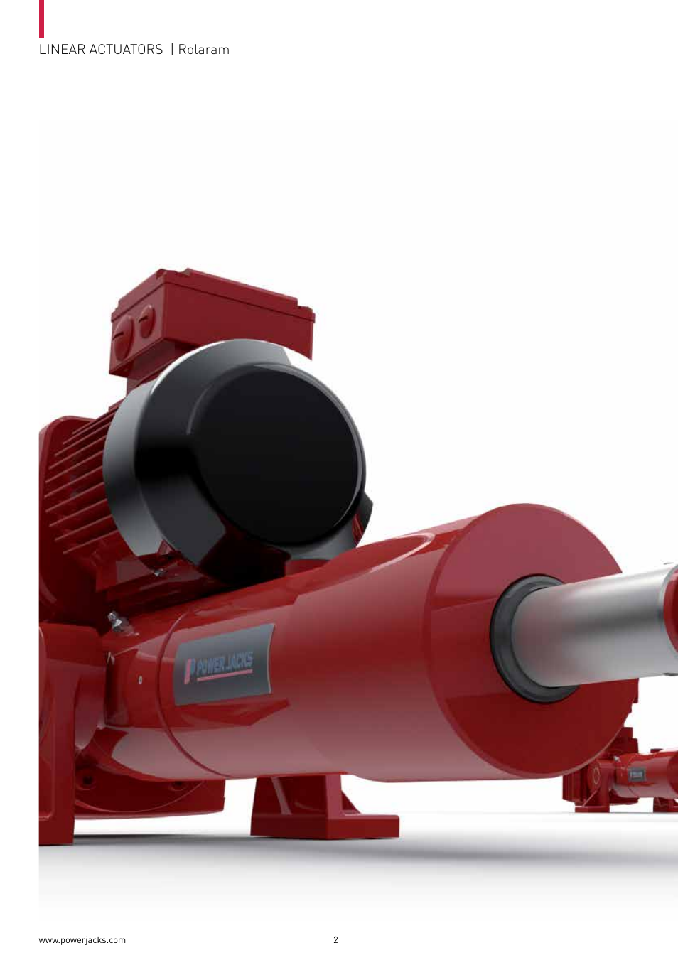 Linear actuators | rolaram | Power Jacks Rolaram Linear Actuators User Manual | Page 2 / 24