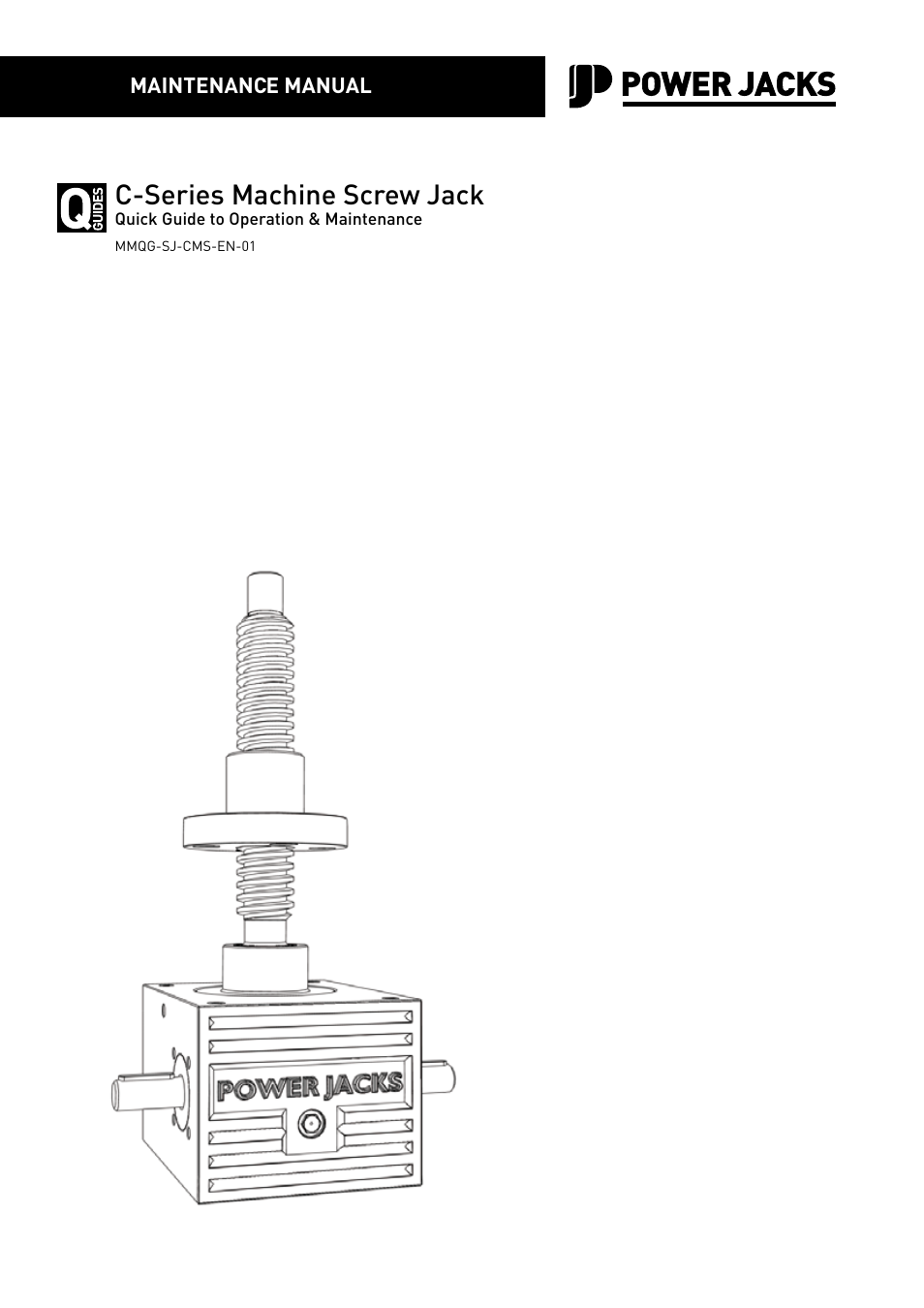 Power Jacks C-Series User Manual | 4 pages