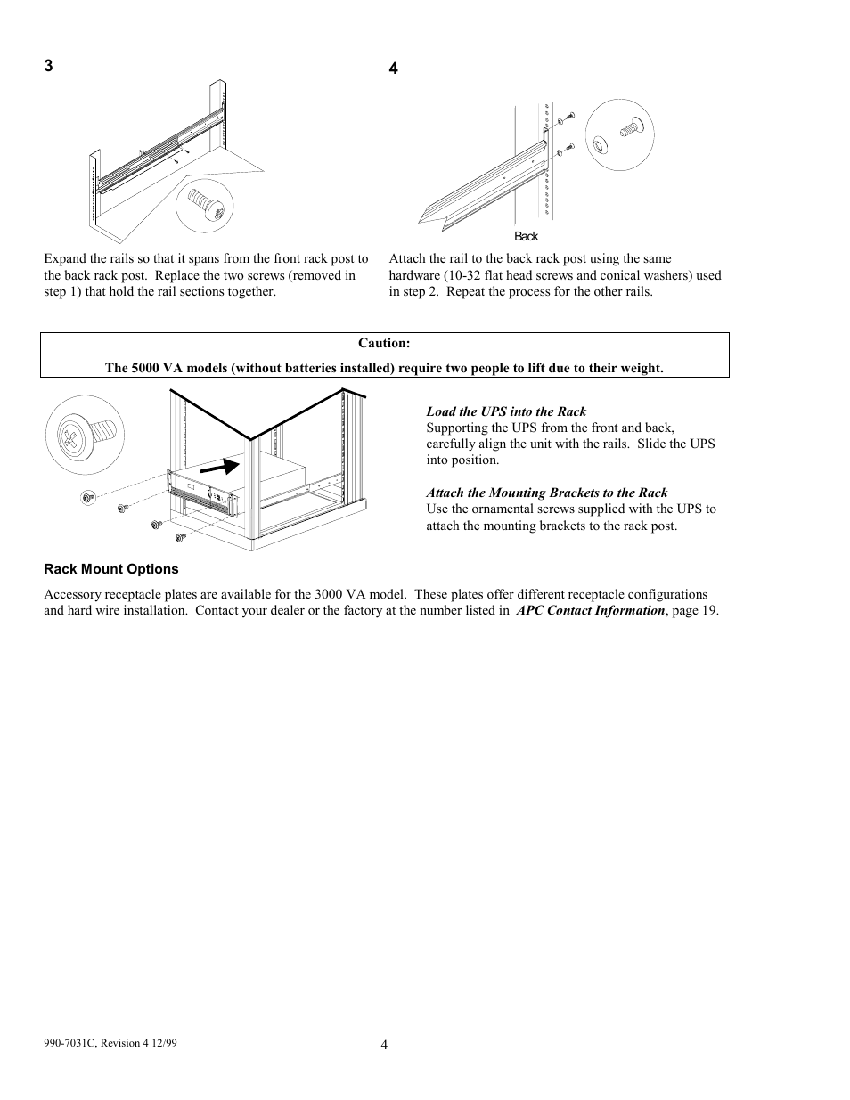 American Power Conversion 5000T User Manual | Page 10 / 30