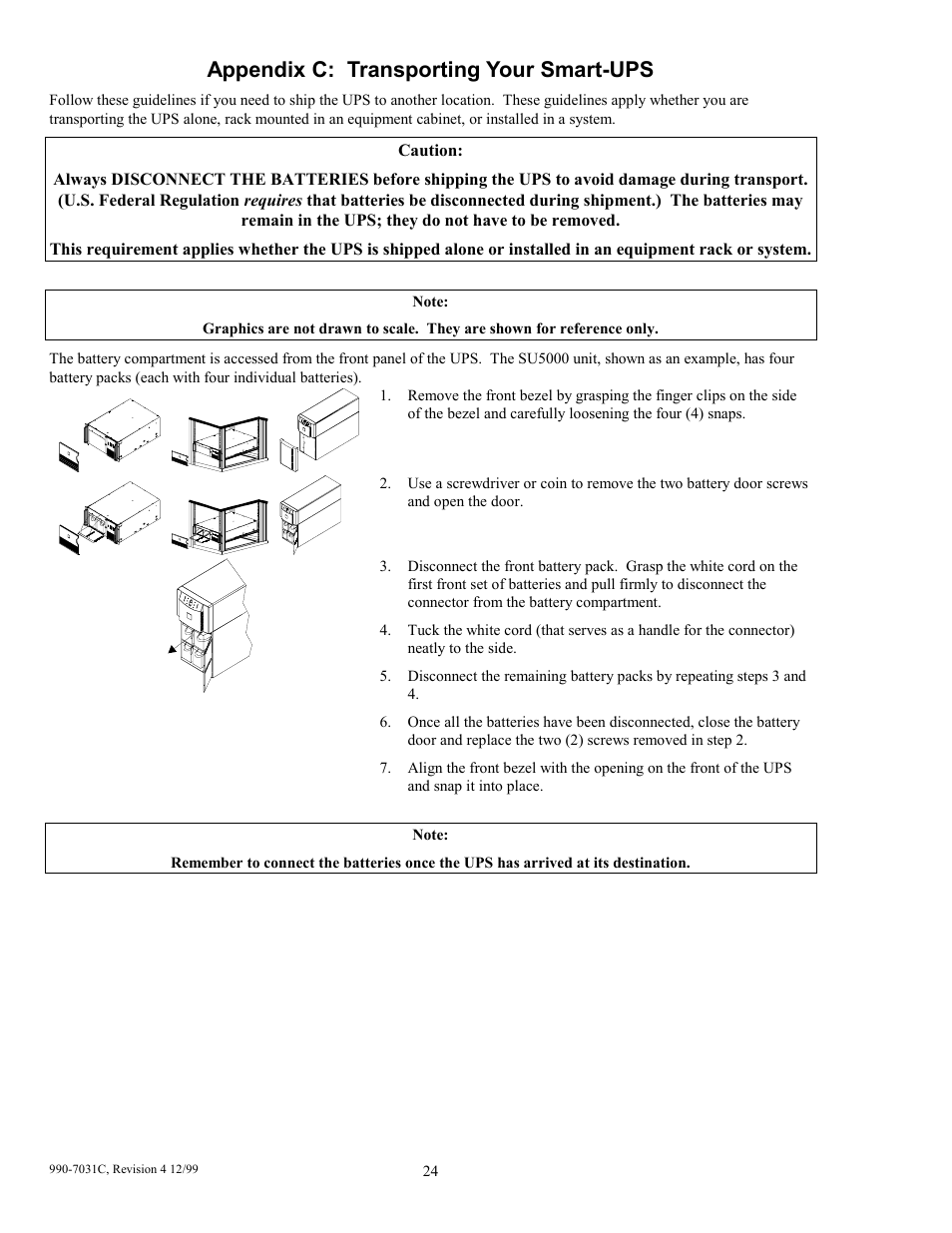 Appendix c: transporting your smart-ups | American Power Conversion 5000T User Manual | Page 30 / 30