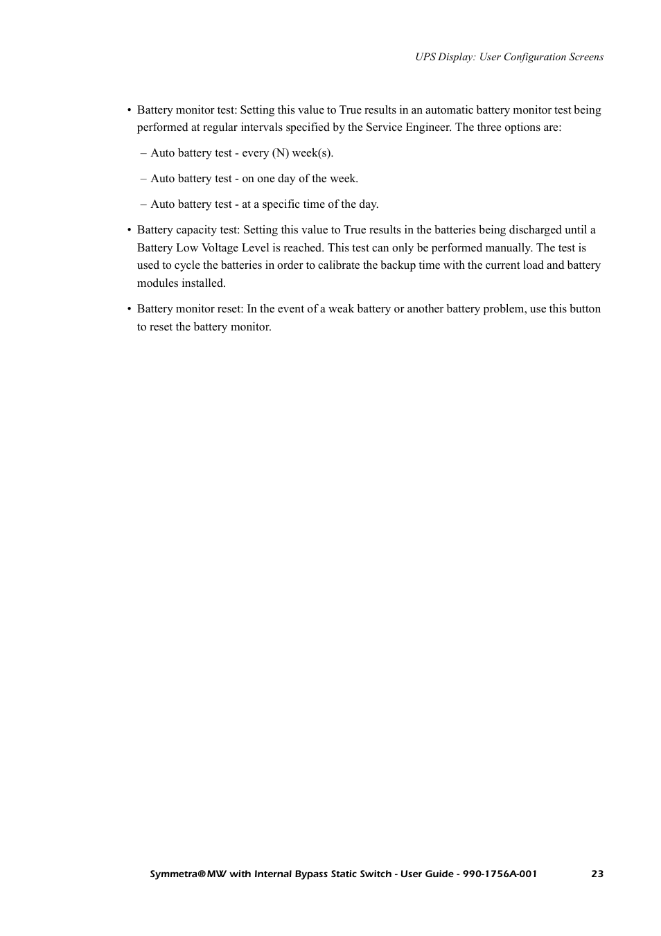 American Power Conversion Bypass Static User Manual | Page 29 / 56