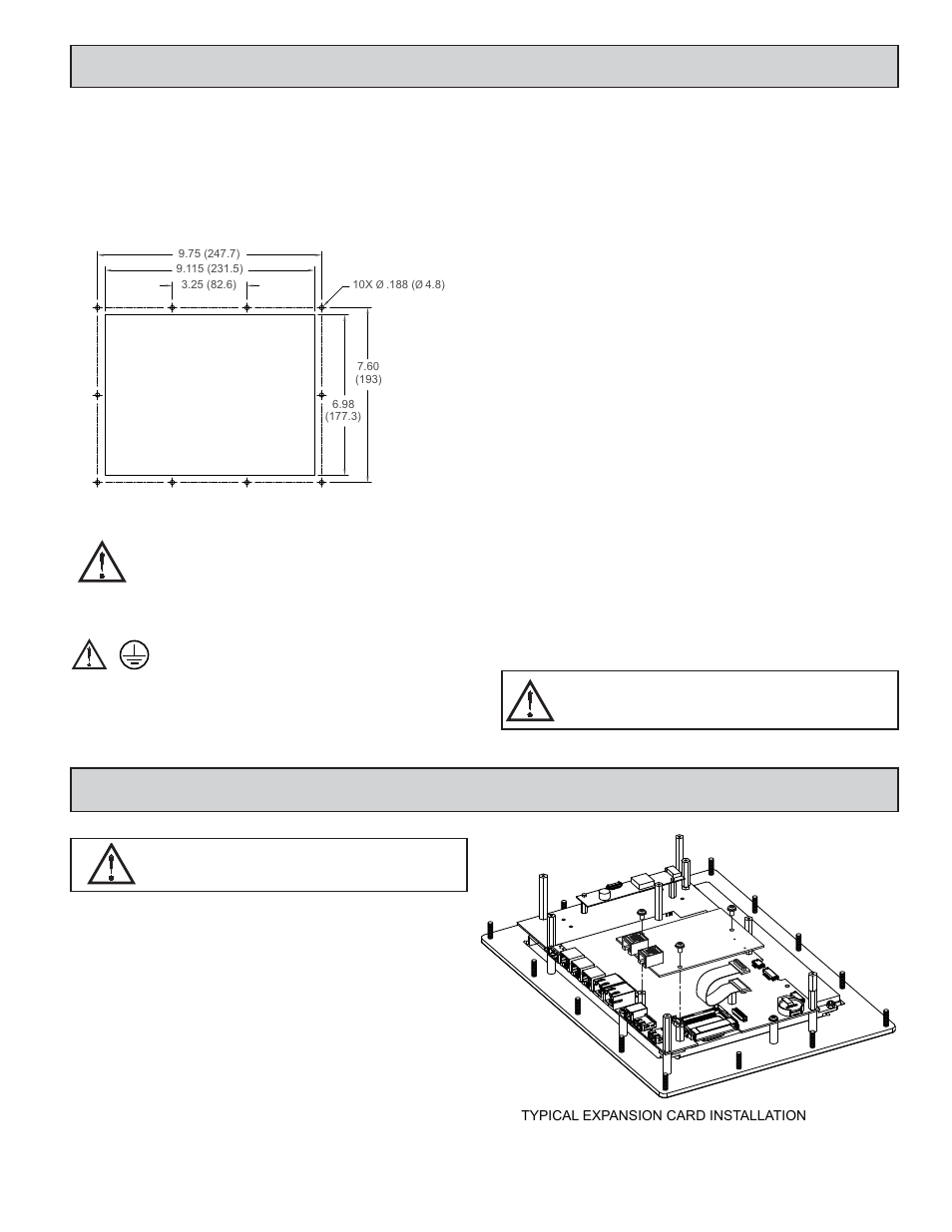 G308, Nstalling, Owering | Ption | Red Lion G308 G308A 8.4" TFT and G308C 7.7 DSTN Color Touch Panels" User Manual | Page 3 / 8