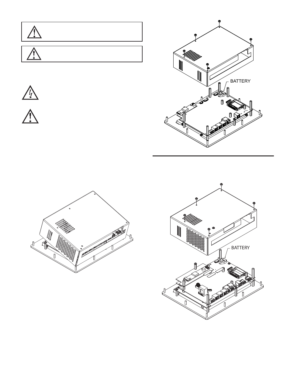 Battery & time keeping | Red Lion G308 G308A 8.4" TFT and G308C 7.7 DSTN Color Touch Panels" User Manual | Page 7 / 8