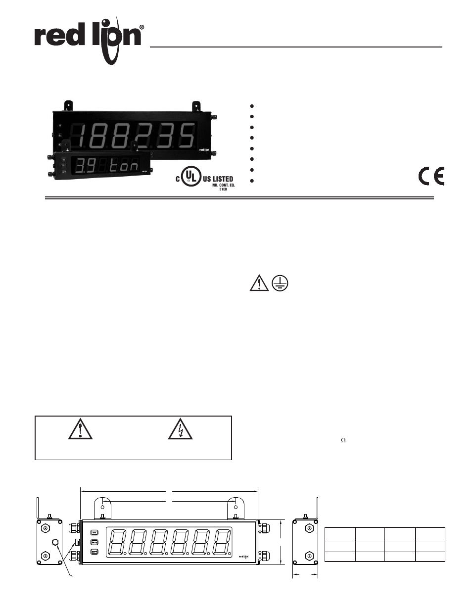Red Lion LDSS User Manual | 8 pages