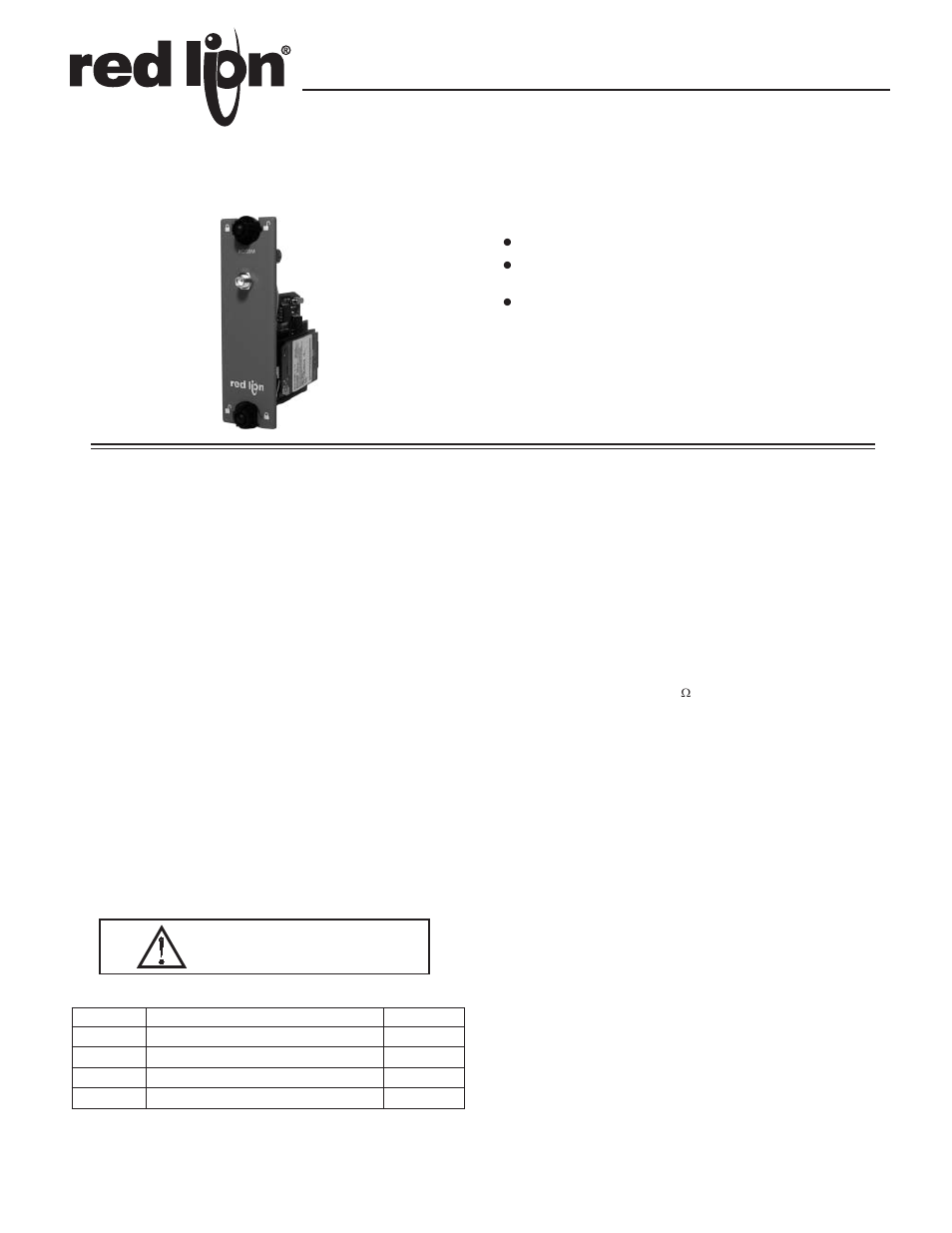 Red Lion XCGSM User Manual | 4 pages