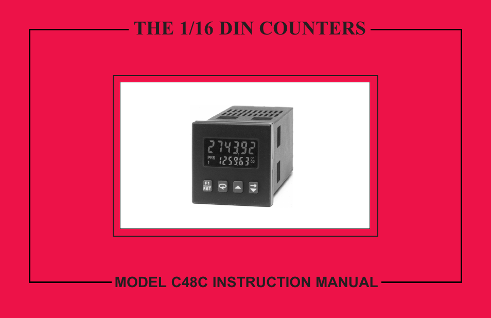 Red Lion C48C User Manual | 57 pages
