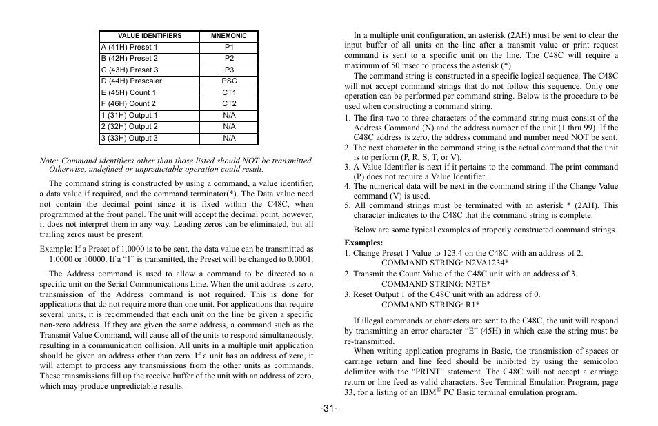 Red Lion C48C User Manual | Page 37 / 57
